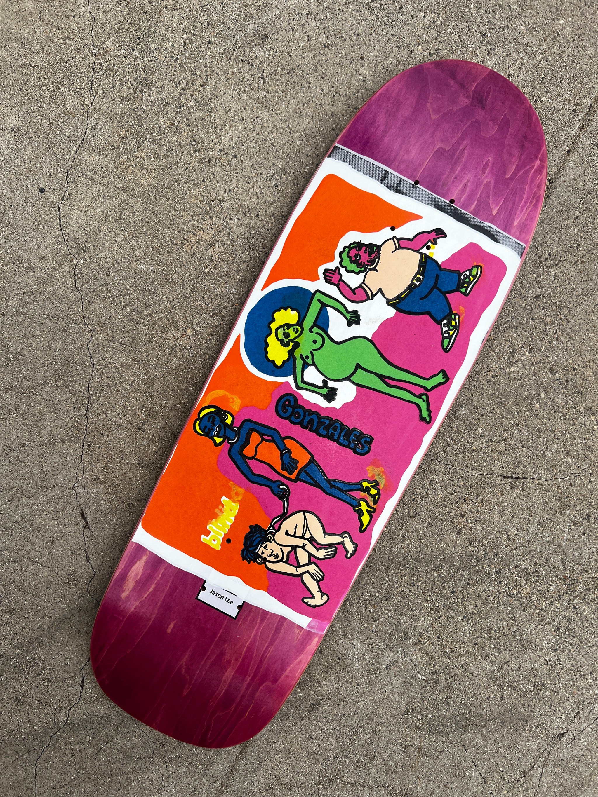 Gonz - Lee ONE OFF Scratch printed when we printed these Blind