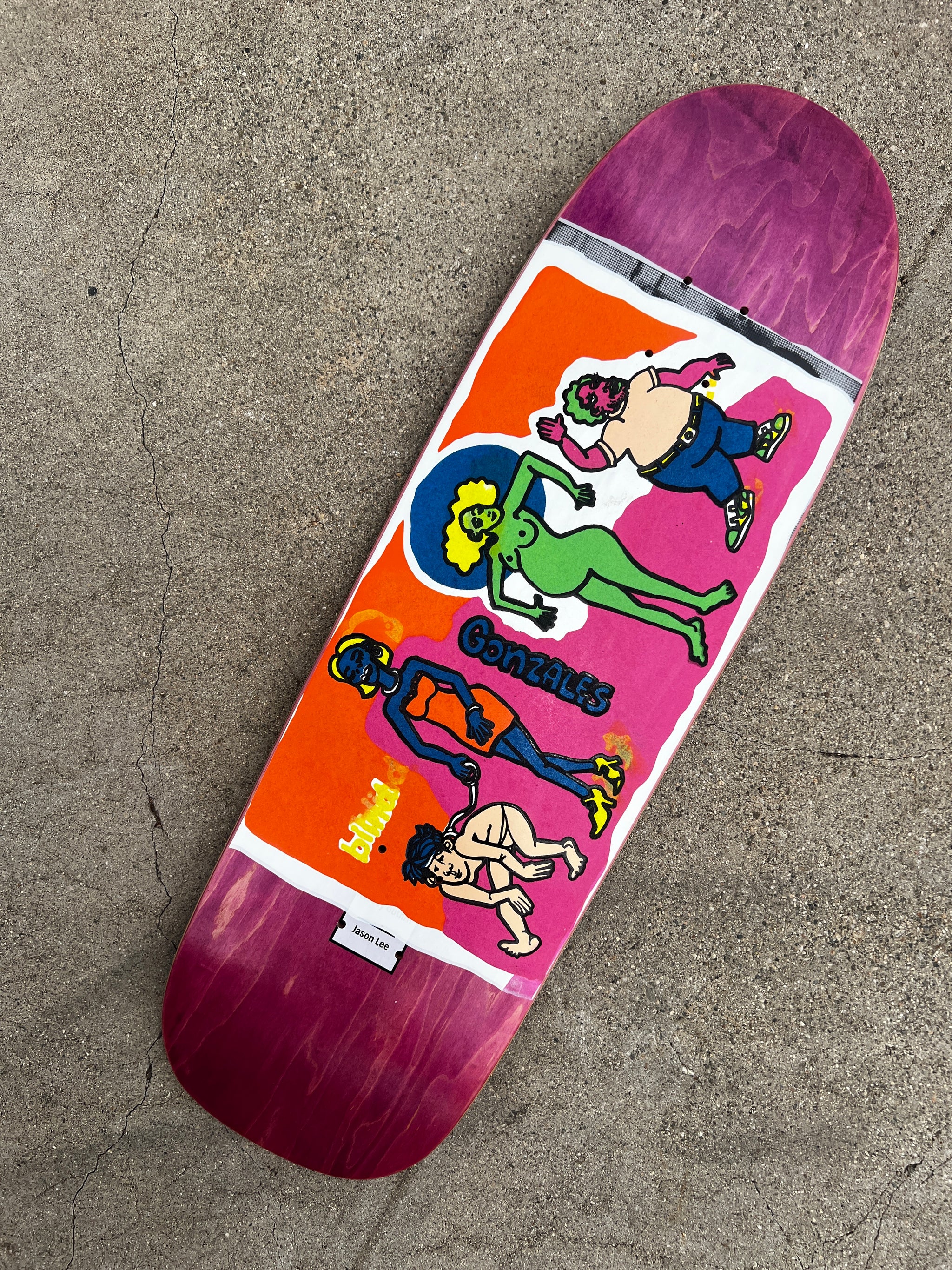 Flocked Gonz - Lee ONE OFF Scratch printed when we printed these