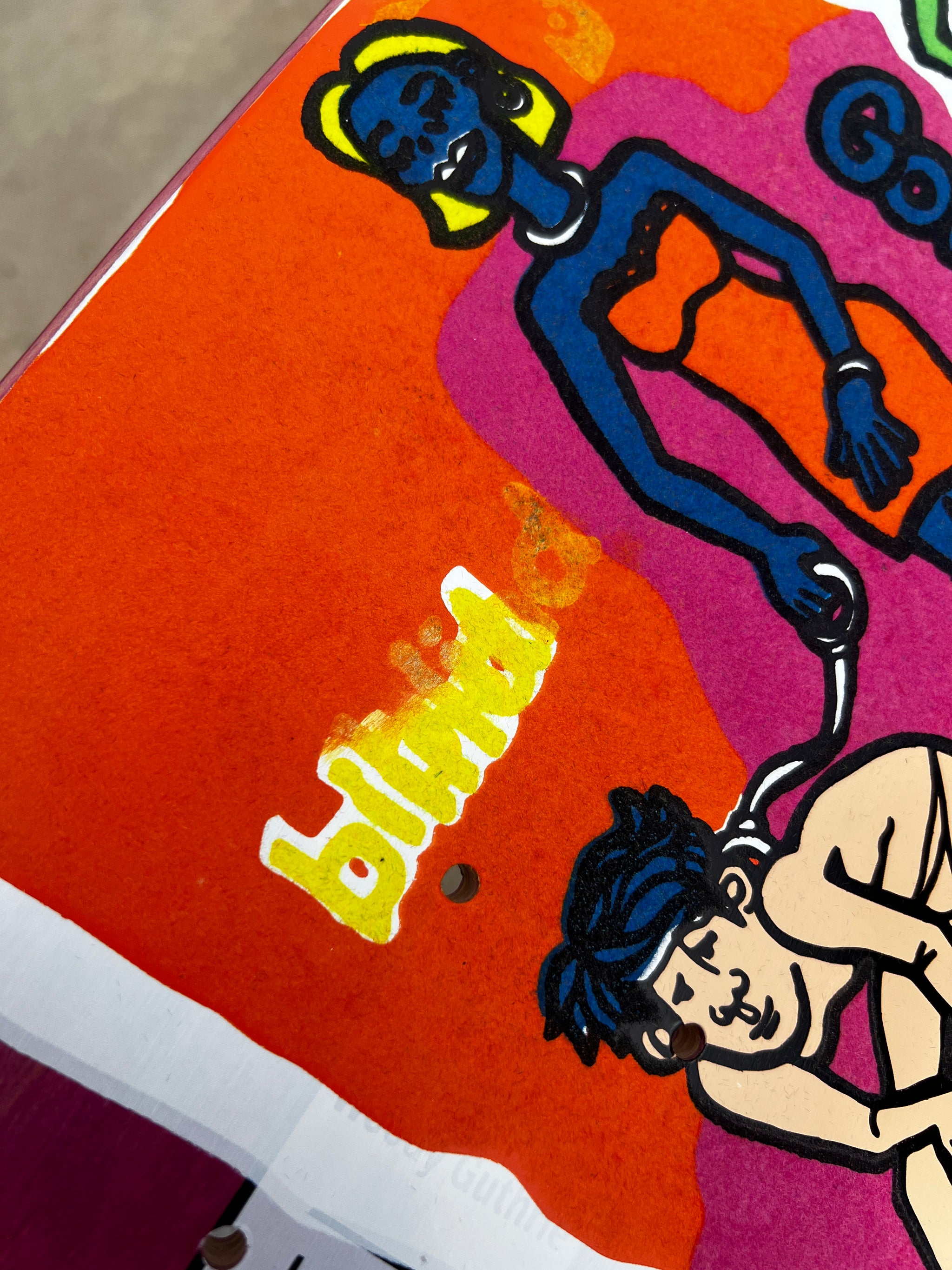 Flocked Gonz - Lee ONE OFF Scratch printed when we printed these