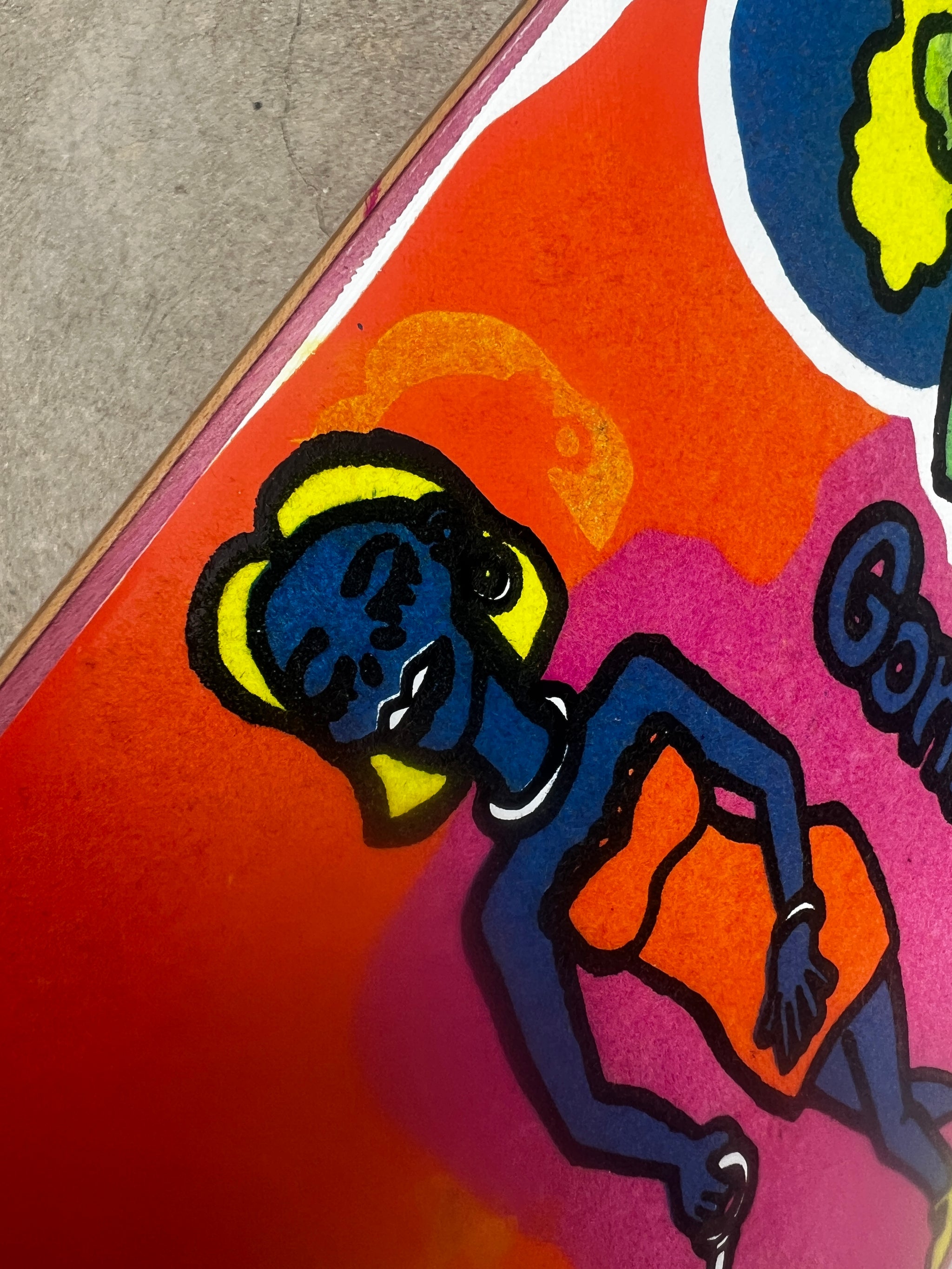 Flocked Gonz - Lee ONE OFF Scratch printed when we printed these