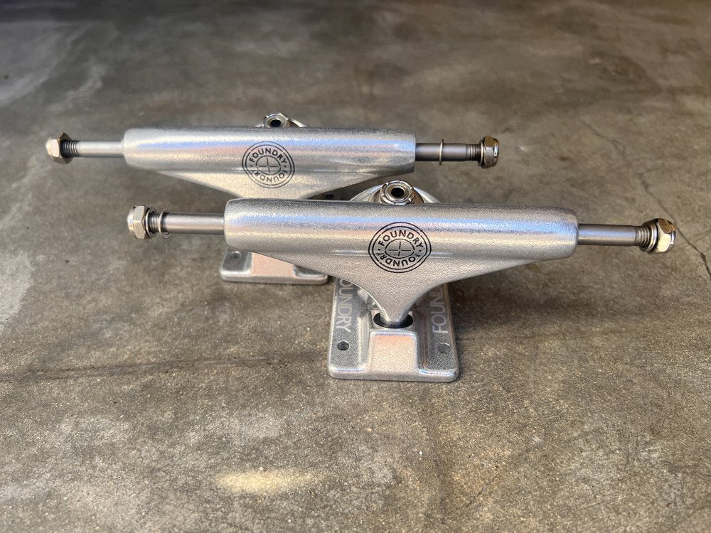 Two Foundry trucks